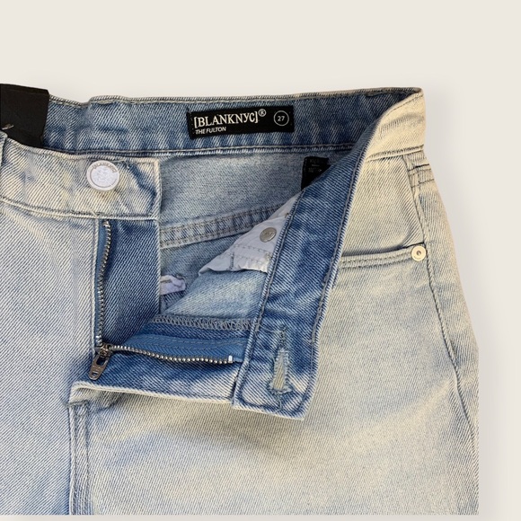 NWT Blank NYC Fulton Light Wash Jean Shorts - Picture 4 of 6